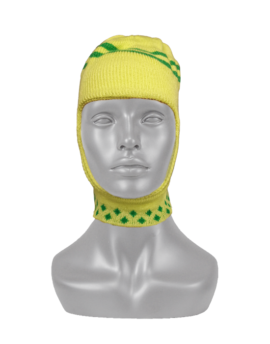 Acrylic Kids monkey cap lemon